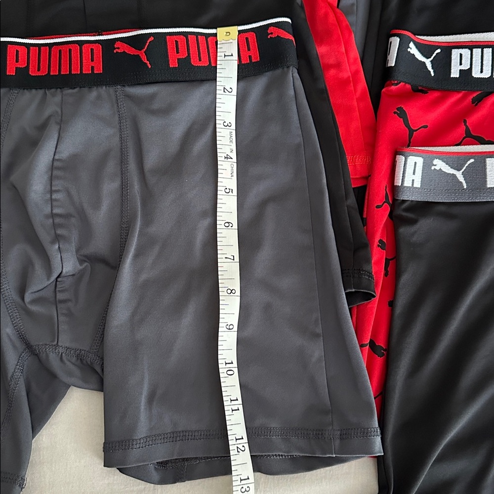 Puma Men's Boxer Briefs - Black, Gray, blue, and Red - Picture 6 of 6